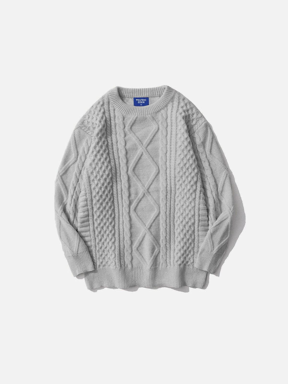 Lydia™ | Retro Knit Sweater in Premium Material