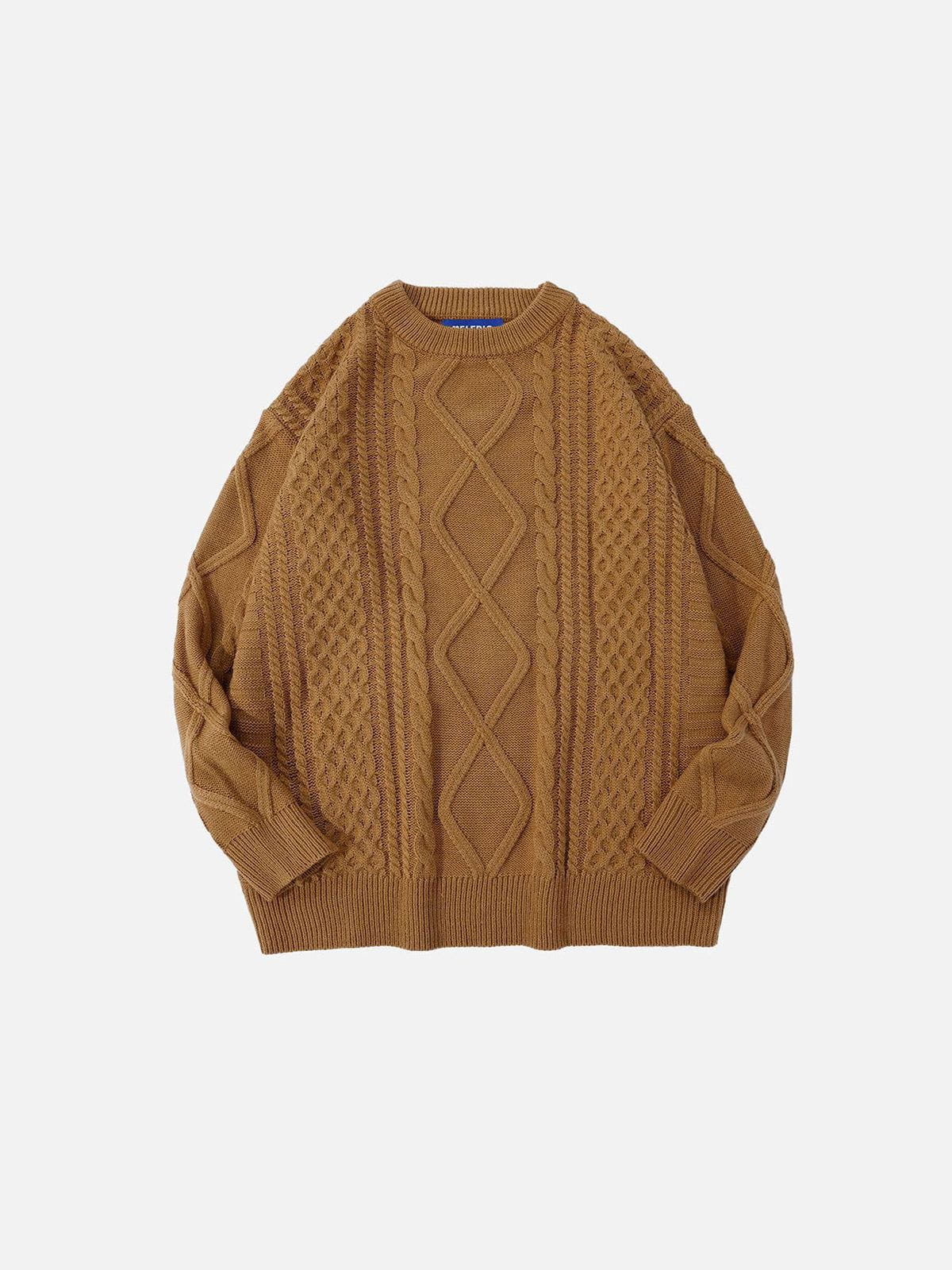 Lydia™ | Retro Knit Sweater in Premium Material