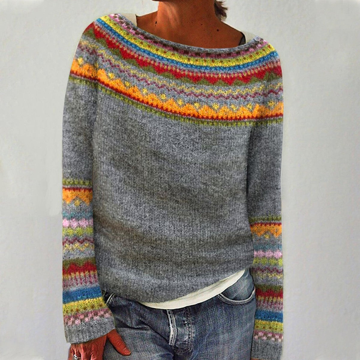 Samantha™ | Colourful Knit Sweater