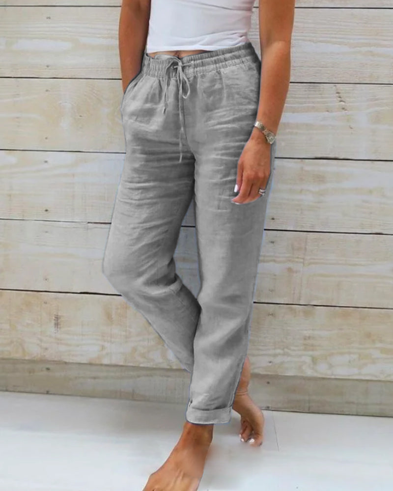 Lily™ | Casual Linen Trousers