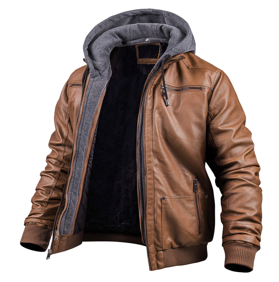 Max™ | Handmade Leather Winter Jacket