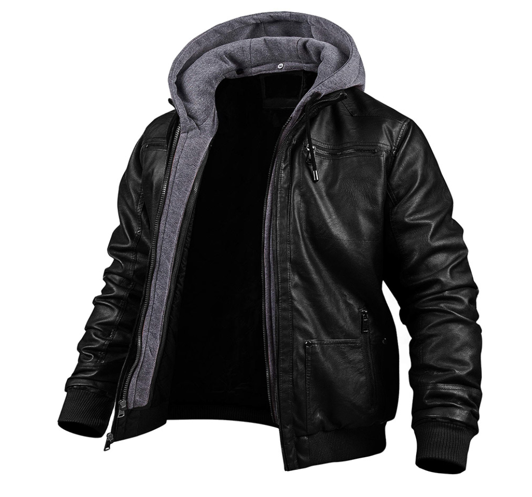 Max™ | Handmade Leather Winter Jacket