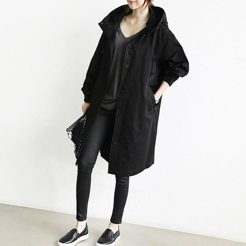 Hannah™ | Hooded Oversized Trench Coat