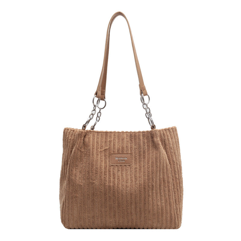 Camille™ | Corduroy Shoulder Bag