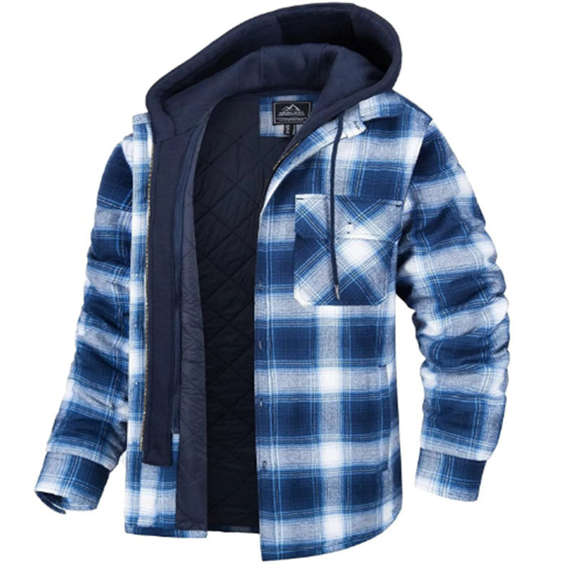 Arnel™ | Quilted Flannel Hooded Jacket