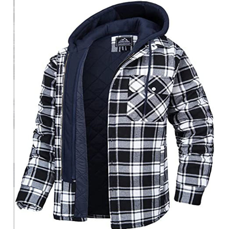 Arnel™ | Quilted Flannel Hooded Jacket