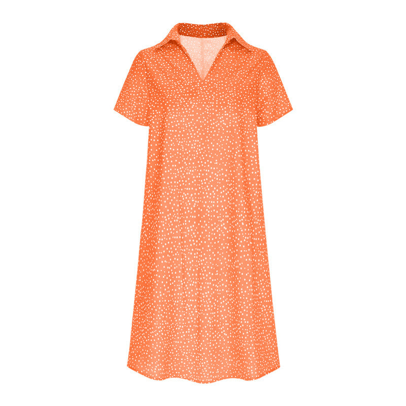 Suse™ | Casual Floral Dress with Collar