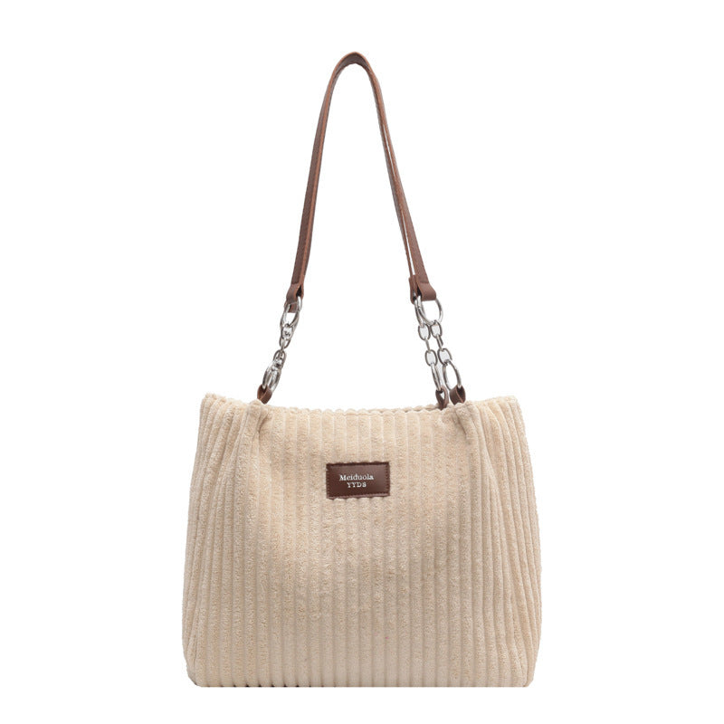 Camille™ | Corduroy Shoulder Bag