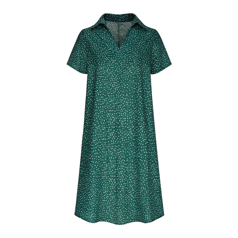 Suse™ | Casual Floral Dress with Collar