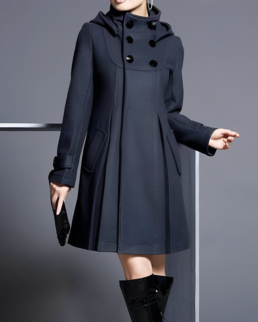 Astrid™ | Sleek Buttoned Coat