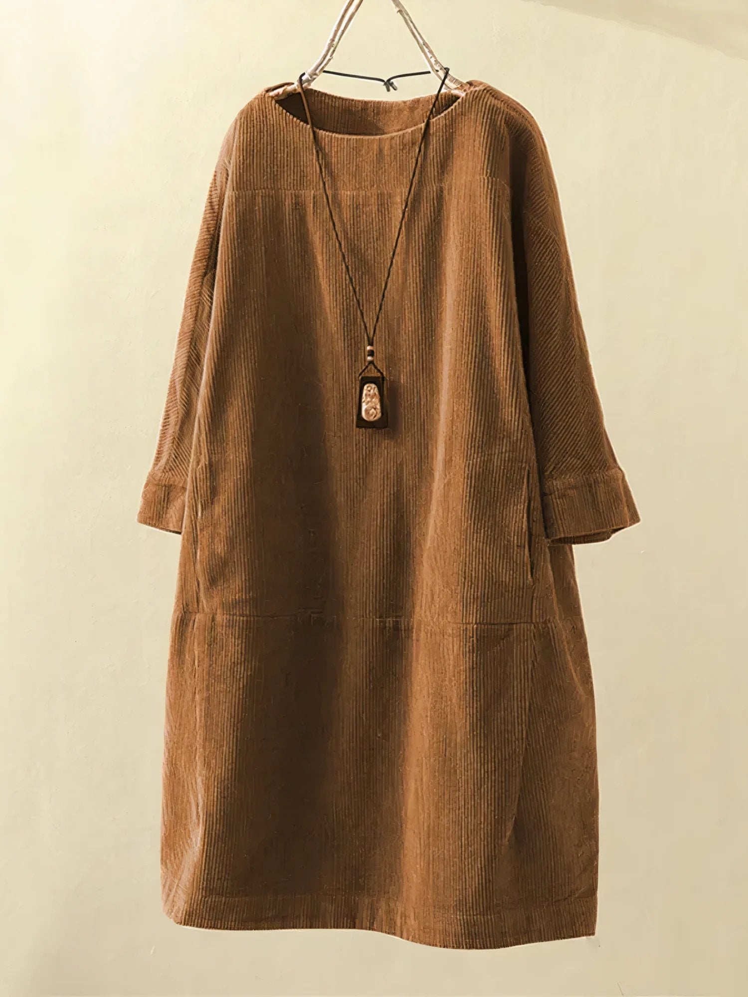 Emily™ | Relaxed Corduroy Tunic Dress