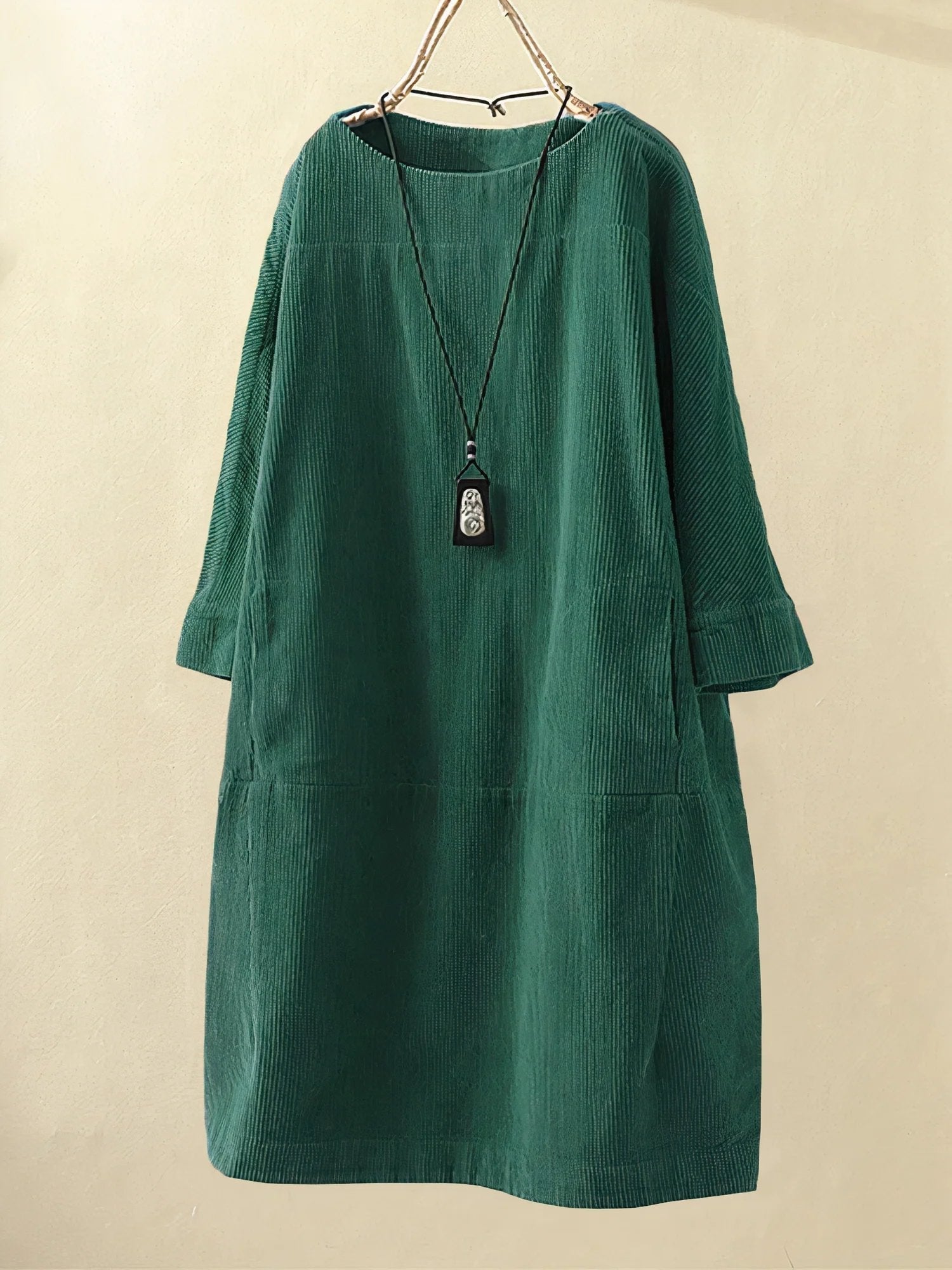 Emily™ | Relaxed Corduroy Tunic Dress