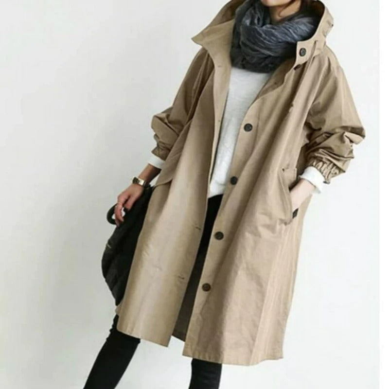 Hannah™ | Hooded Oversized Trench Coat