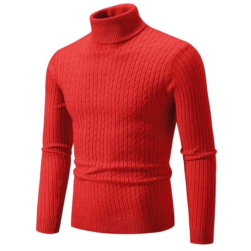 Edric | Handmade Slim Polo Sweater