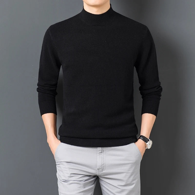 Erwan | Handmade Slim Polo Sweater